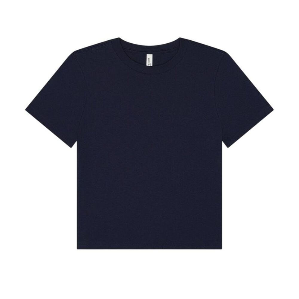 Womens/Ladies Heavyweight Boxy T-Shirt / Navy